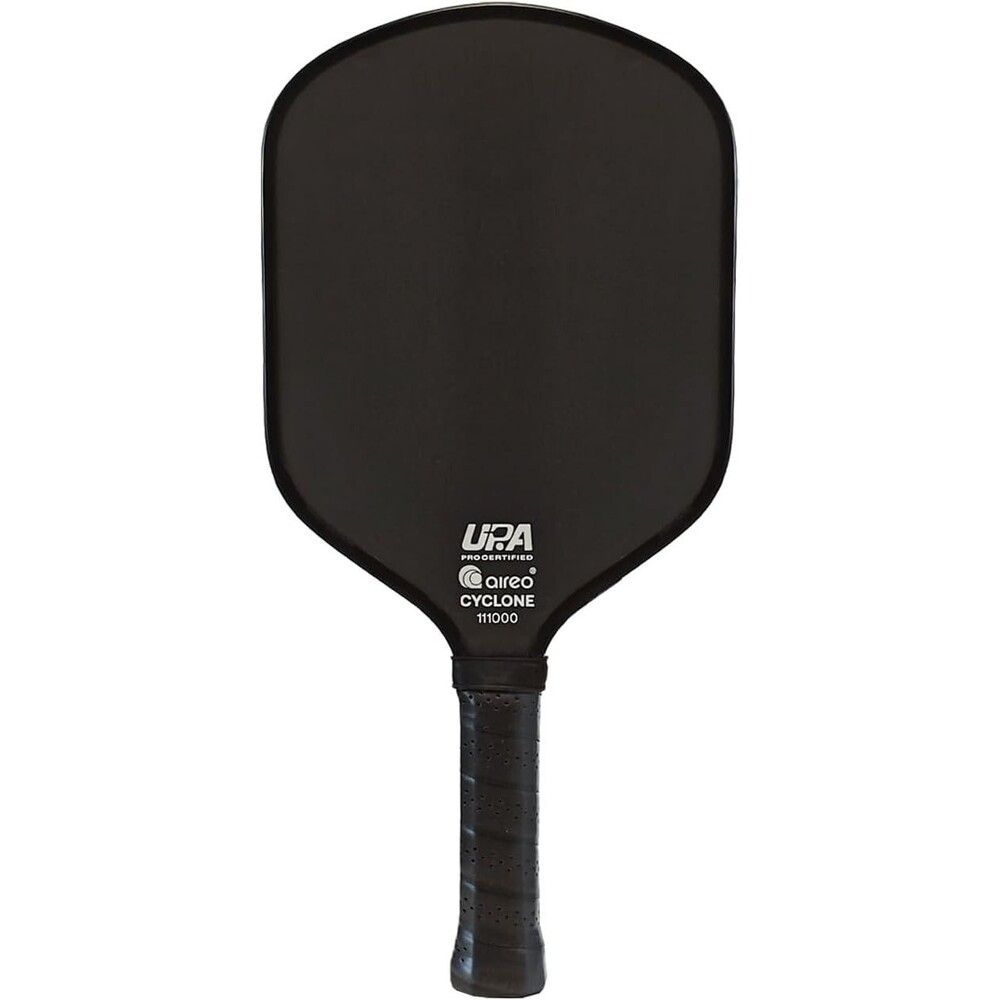 AIREO Gen 4 Wide Body Pickle Ball Paddle, Cyclone 16MM Nanograph Grit Surface